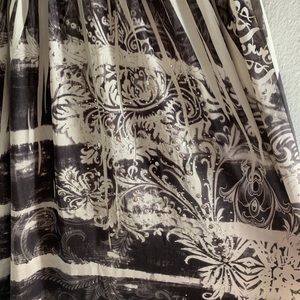 Purple&White Striped Jeweled Dress